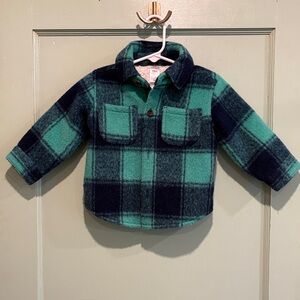 Carter's Plaid Button Down Jacket